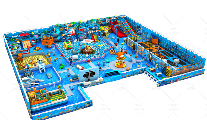 Large indoor playground equipment