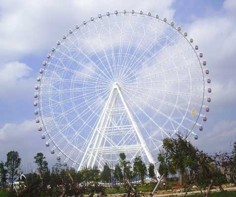Giant ferris wheel ride